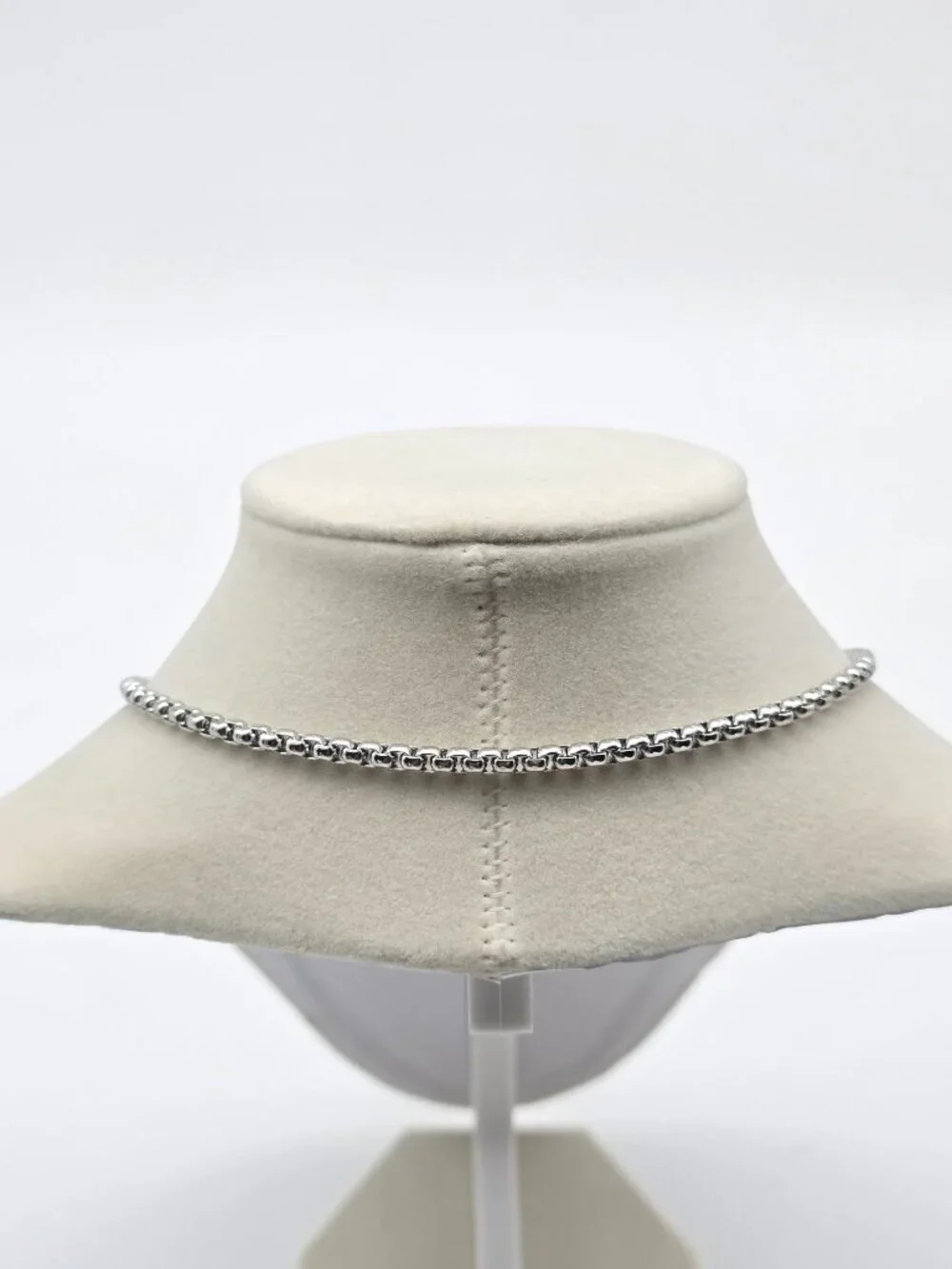 Horse Show Style Stainless Steel Chain with Authentic Louis Vuitton Padlock